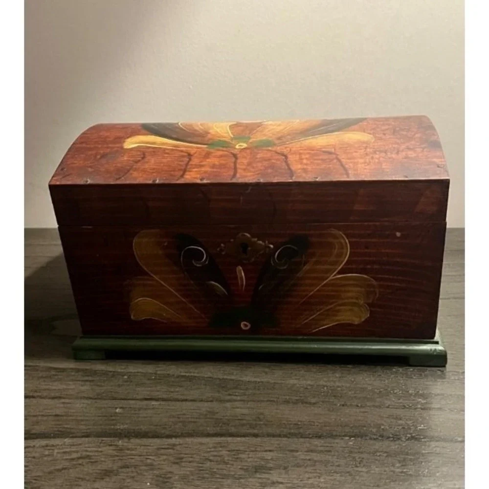 Handmade vintage wooden